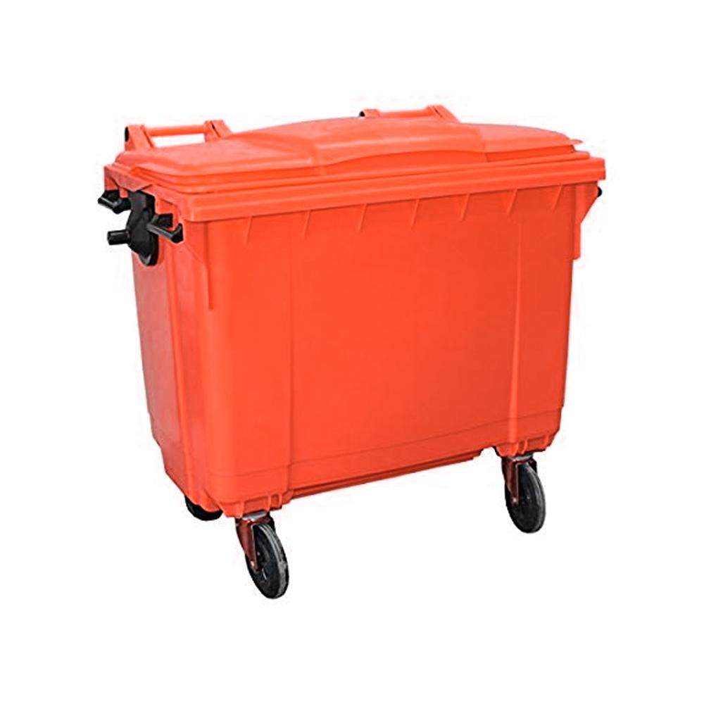 AKC Heavy Duty Outdoor Garbage Bin | 1100LTR | Red