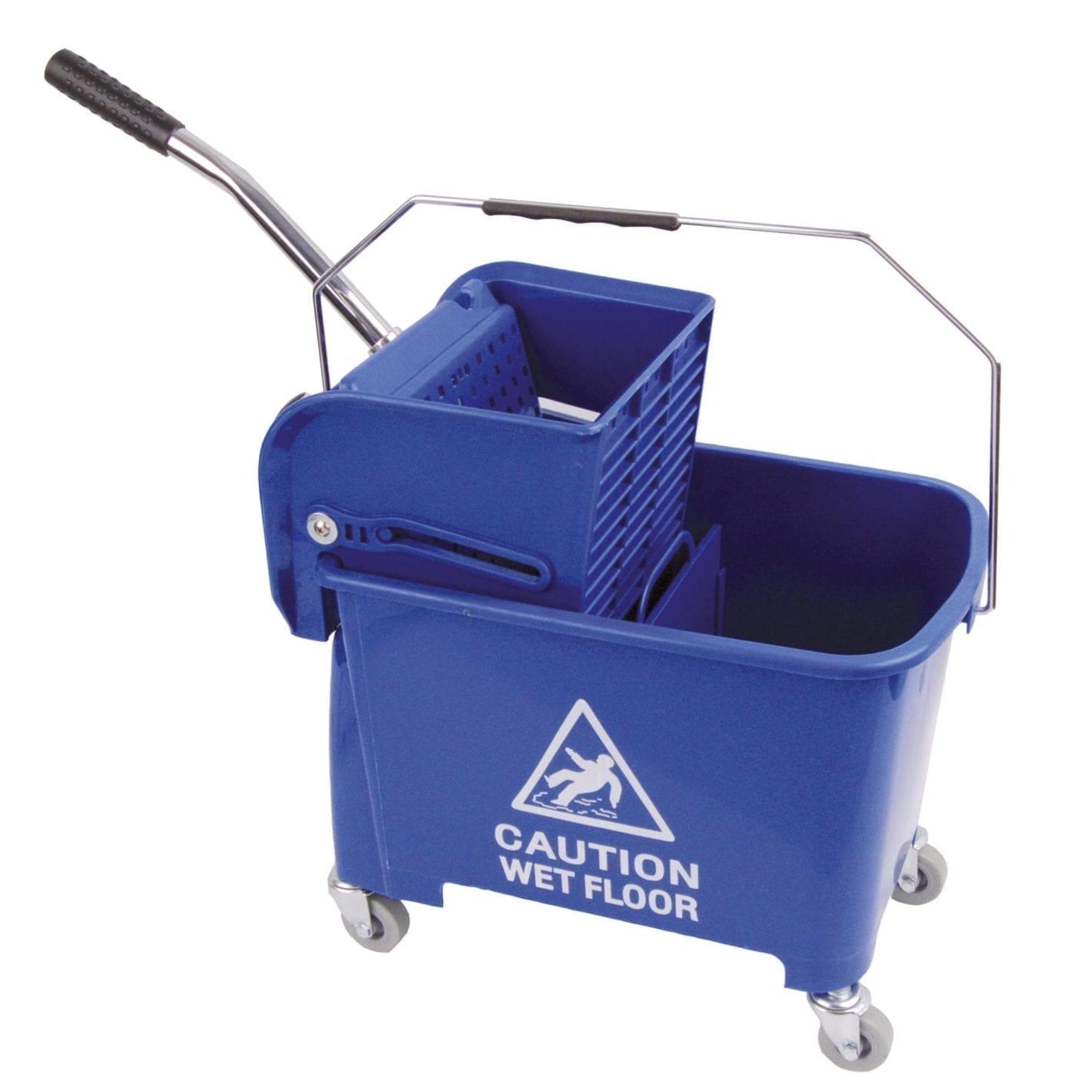 Mini Mop Bucket with Wringer | 20LTR | BLUE