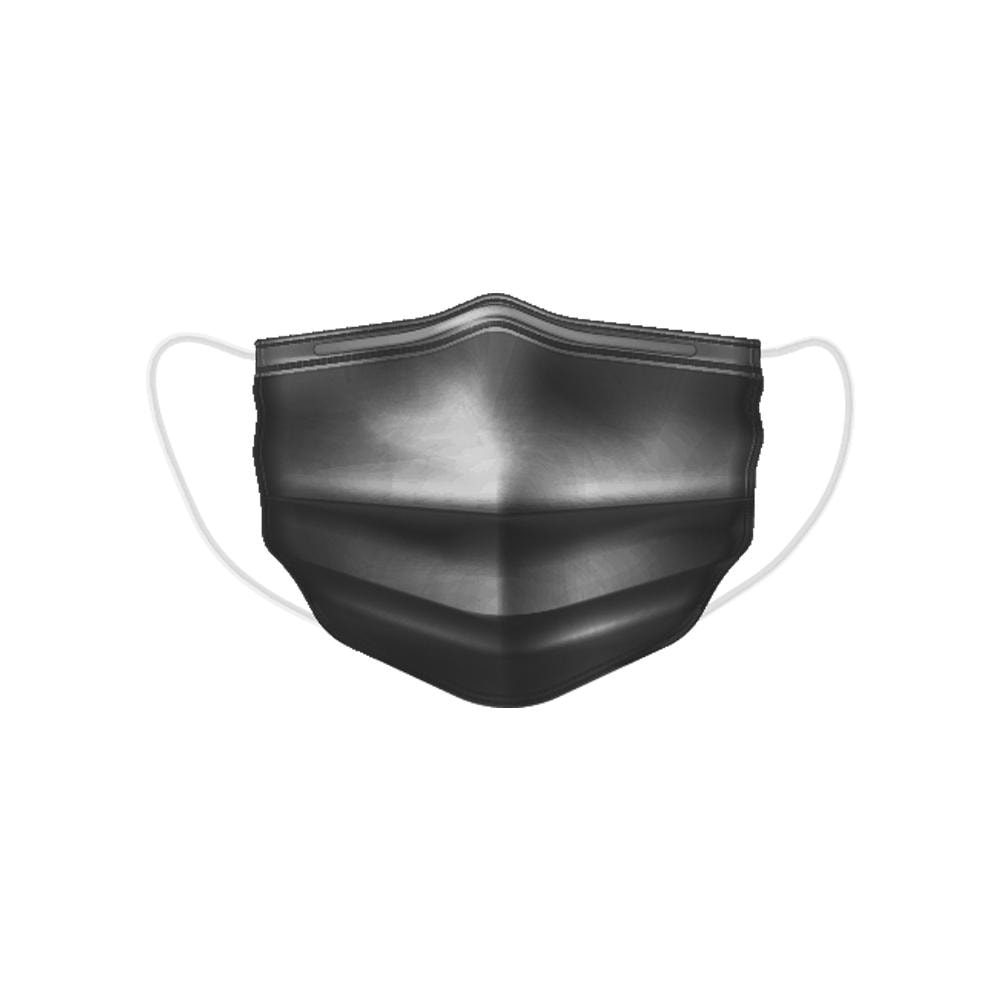 3 Ply Disposable Face Mask Black